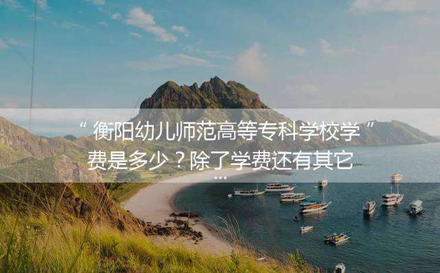 衡阳幼儿师范高等专科学校学费是多少？除了学费还有其它费用？